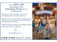Up to 40% Off Disney Vacation Packages