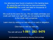 This process for eradication of business card balance