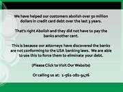 Un-secured Loans   Eliminated