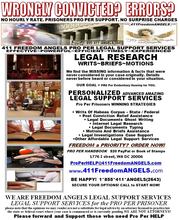 FALSELY CHARGED? Let FREEDOM ANGELS find YOU JUSTICE!