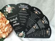 Custom Stationery Specializing in Wedding Fan Programs