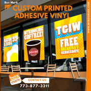 custom adhesive vinyl labels