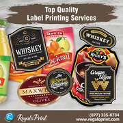 Top Quality Label Printing Services | RegaloPrint