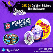 25% off on Vinyl Stickers This Halloween | RegaloPrint