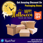 Get 20% Discount On Packaging Boxes | RegaloPrint